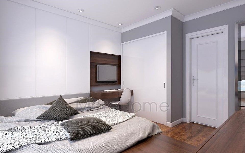 Thiết kế nội thất phòng ngủ chung cư Park Hill